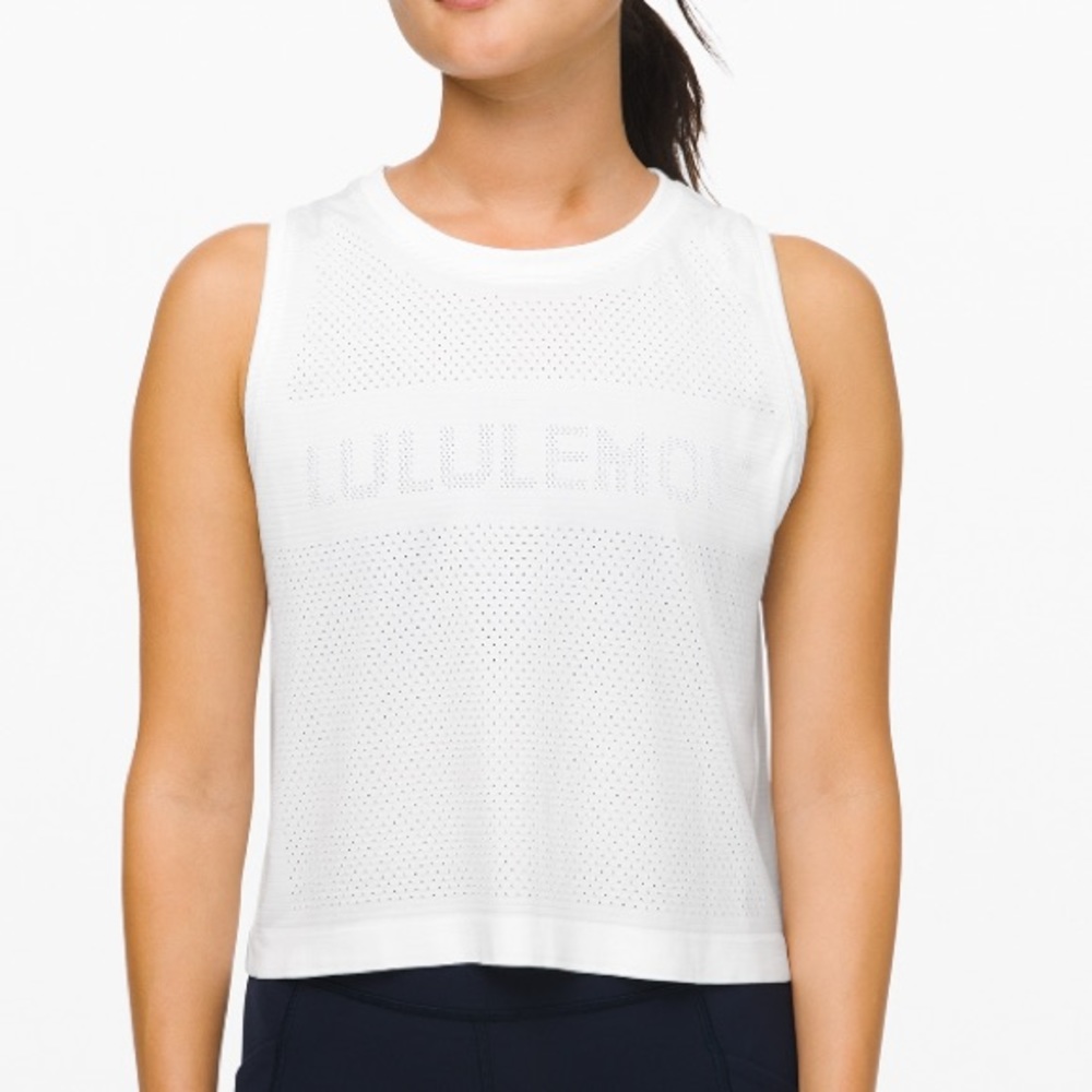 BLACK lululemon breeze by muscle tank